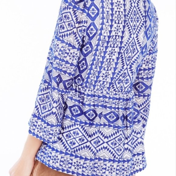 ✨BCBGMAXAZRIA Covina Embroidered Top, Size L - Picture 6 of 6